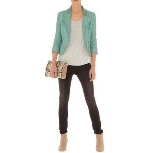 Karen Millen Leather Moto Jacket
